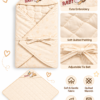 Quilted Hooded Baby Wrap – Soft Padded Swaddle