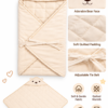 Quilted Hooded Baby Wrap – Soft Padded Swaddle