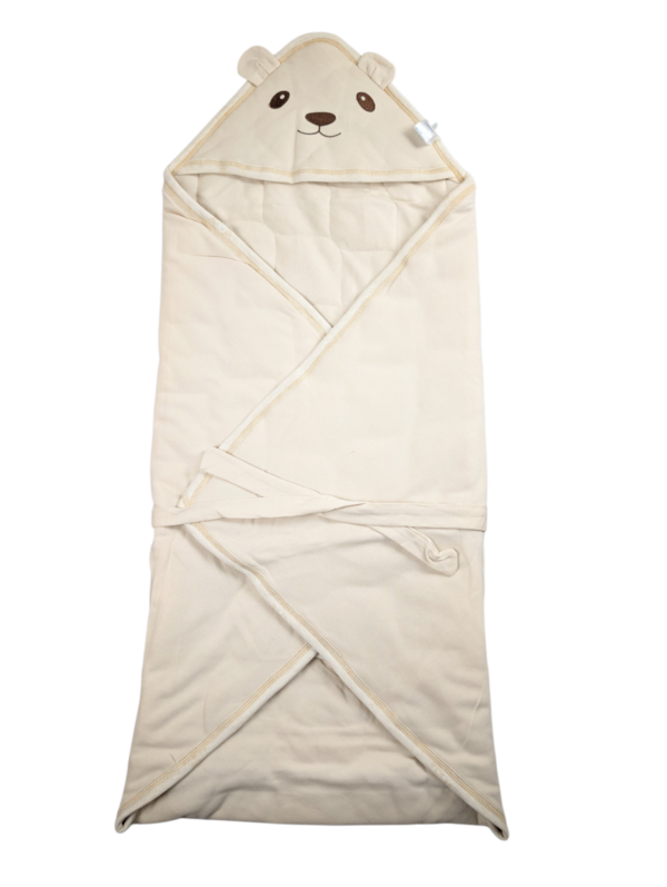 Quilted Hooded Baby Wrap – Soft Padded Swaddle