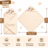 Quilted Hooded Baby Wrap – Soft Padded Swaddle