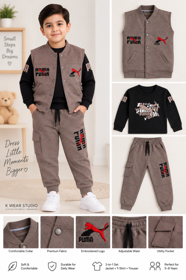 Boys 3-Piece Winter Outfit Set Boys 3-Piece Winter Outfit Set