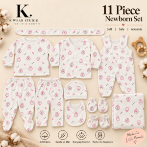 PXL_20260920_112106662a 11-Piece Newborn Baby Clothing & Essentials Set โ 0โ3 Months