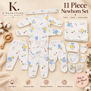 PXL_20260920_114454202a 11-Piece Newborn Baby Clothing & Essentials Set โ 0โ3 Months