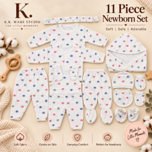 PXL_20260920_120732324a 11-Piece Newborn Baby Clothing & Essentials Set โ 0โ3 Months