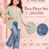 PXL_20260921_101353351a Girls Two-Piece Top & Denim Pant Set