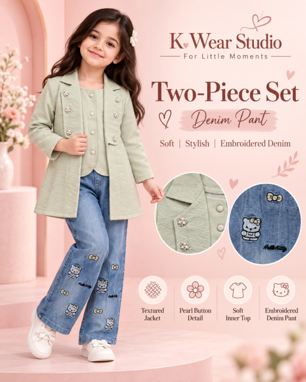 PXL_20260921_101353351a Girls Two-Piece Top & Denim Pant Set