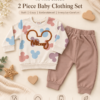 PXL_20260921_111931420 a Kids Embossed Two-Piece T-Shirt & Trouser Set
