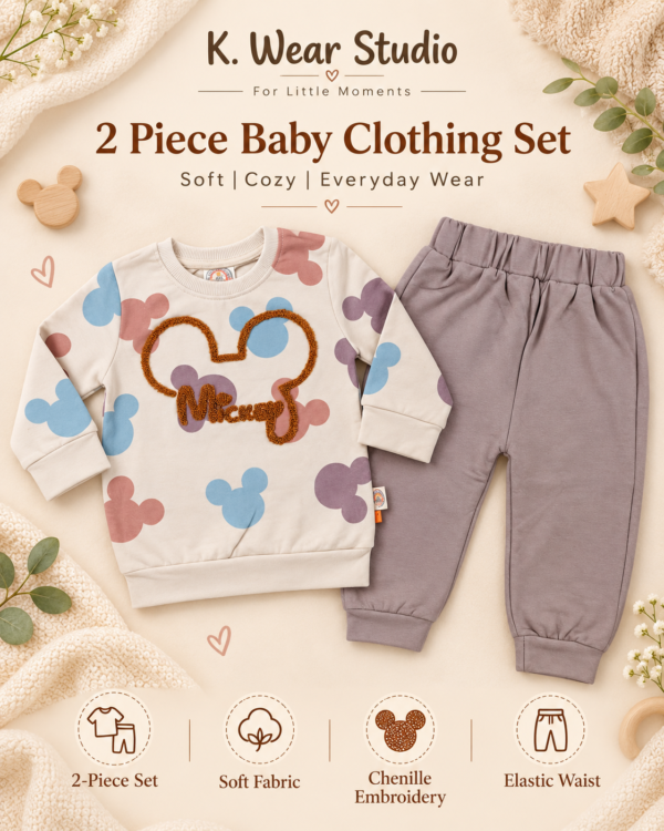 PXL_20260921_114337099a Kids Embossed Two-Piece T-Shirt & Trouser Set