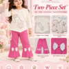 Girls' Floral Embellished 2-Piece Co-ord Set