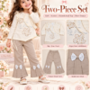 Girls' Floral Embellished 2-Piece Co-ord Set
