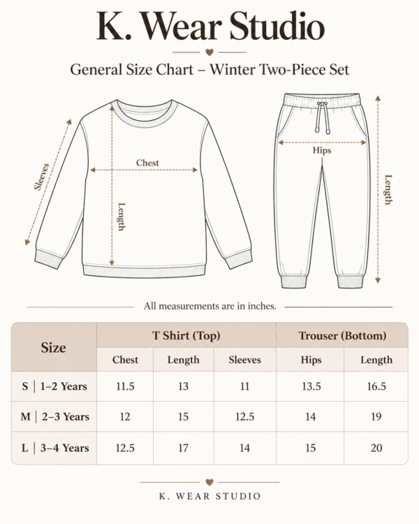 Boys Winter Two-Piece Sweatshirt & Trouser Set